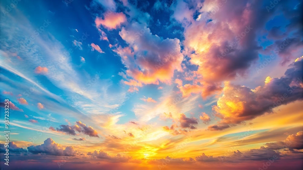 Obraz premium panoramic sky with clouds