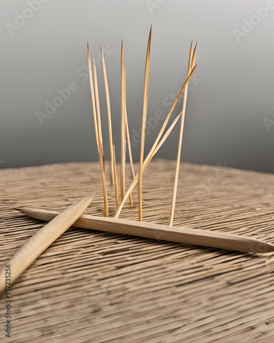 wooden toothpicks, toothpicks, wooden skewers, toothpick sticks, wooden picks, toothpick close-up, wooden utensils, disposable toothpicks, wooden toothpicks for food, toothpick holder, wooden toothpic photo