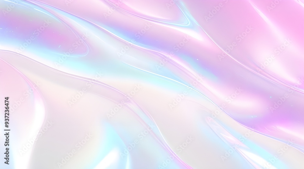 Holographic background seamless trendy iridescent light foil texture. Soft holographic pastel unicorn marble background pattern. Modern pearlescent blurry abstract swirl illustration.
Holographic background seamless trendy iridescent light foil texture. Soft holographic pastel unicorn marble background pattern. Modern pearlescent blurry abstract swirl illustration.