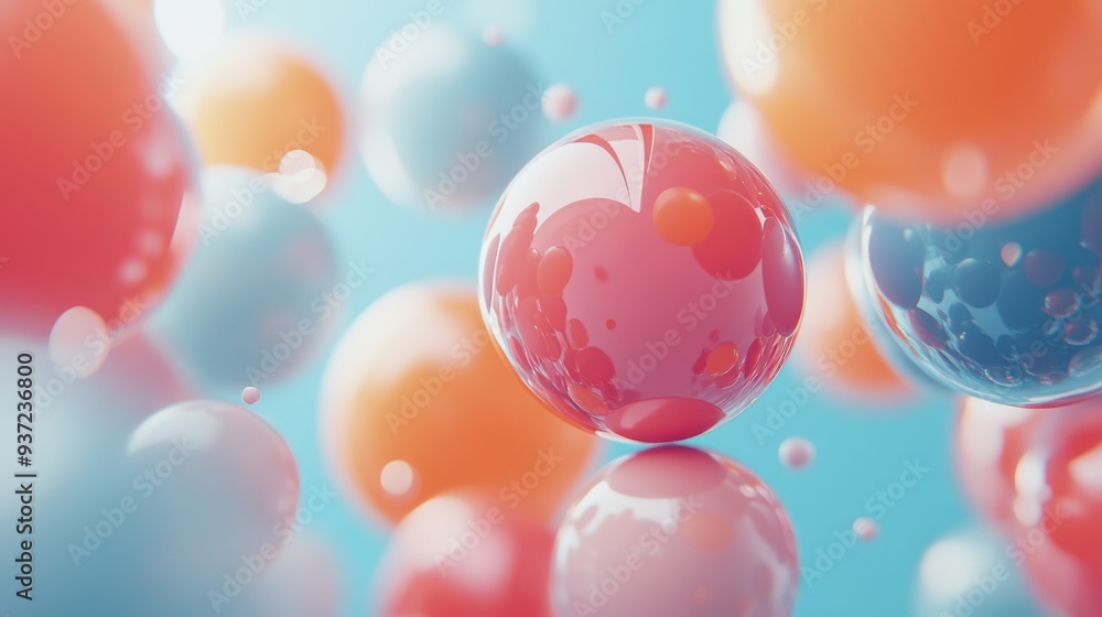 Abstract Colorful Spheres. Abstract Colorful Spheres.