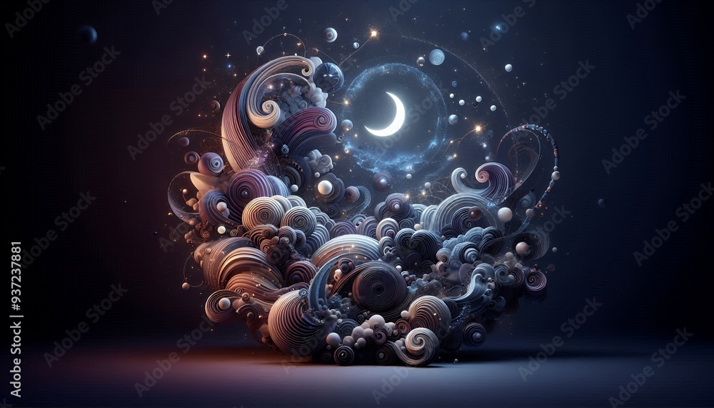 Obraz premium Abstract dark background