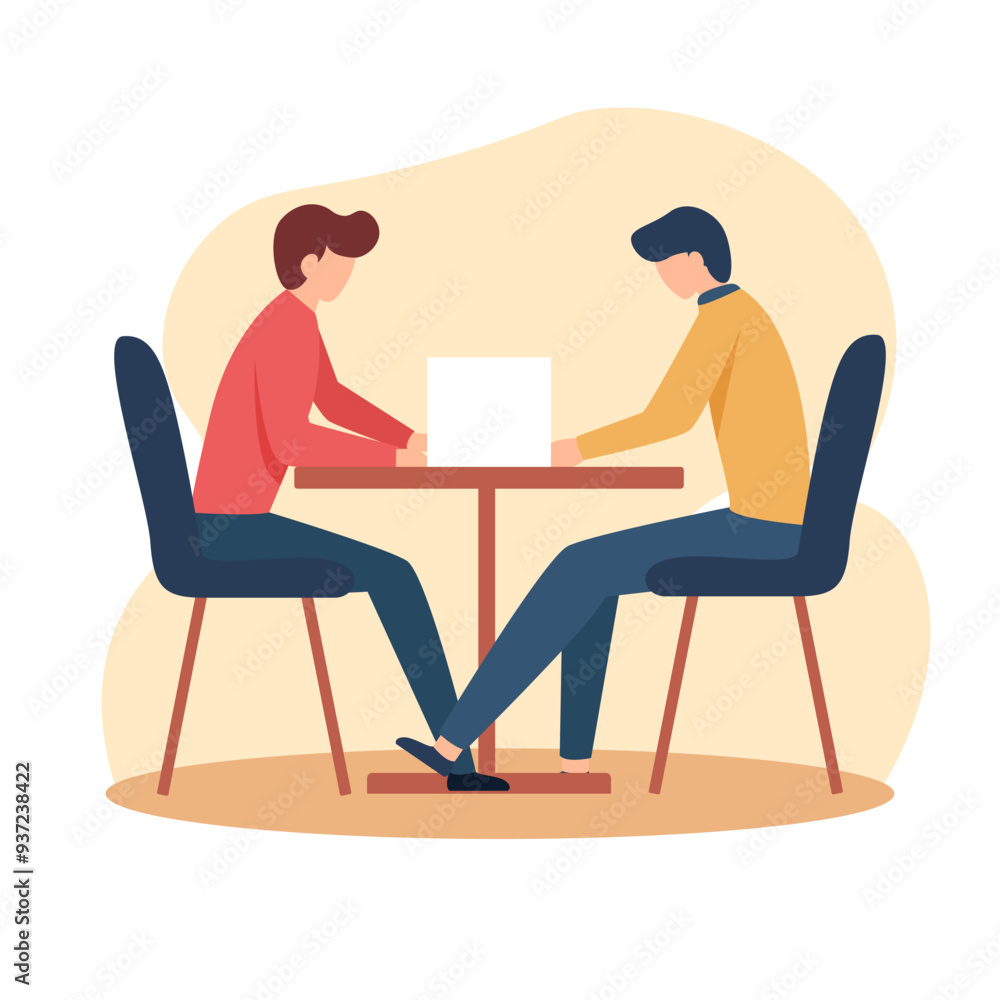 working in office. Worker at table. Laptop on desk. Person in front or back. Business character. People sitting on chair. Computer on desktop. Managers workplace working in office. Worker at table. Laptop on desk. Person in front or back. Business character. People sitting on chair. Computer on desktop. Managers workplace