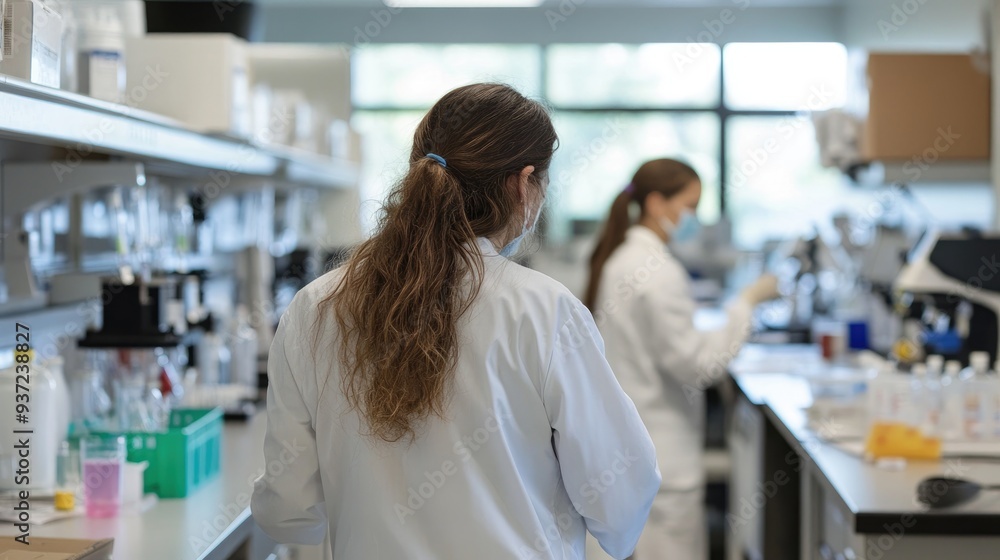 A biotech lab meeting focused on the impact of pandemic guidelines on industry practices and research. A biotech lab meeting focused on the impact of pandemic guidelines on industry practices and research.