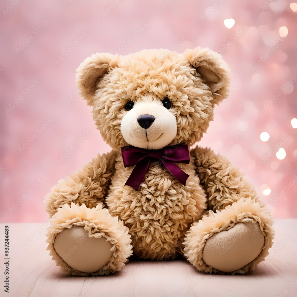 Adorable Teddy Bear with Heart and Ribbon: The Perfect Plush Companion for Cuddles and Cherished Moments Adorable Teddy Bear with Heart and Ribbon: The Perfect Plush Companion for Cuddles and Cherished Moments