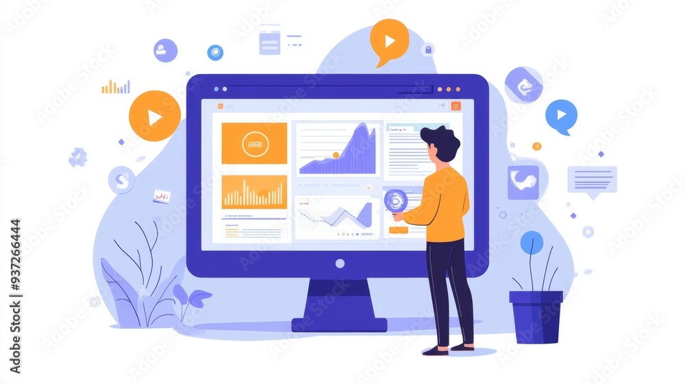 Data Analysis Illustration. Data Analysis Illustration.