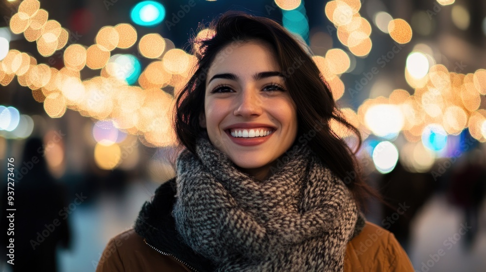 Smiling Woman in Winter Smiling Woman in Winter