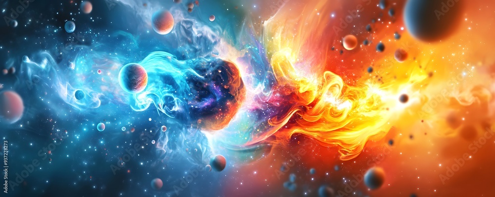Cosmic Dance of Fire and Ice. Cosmic Dance of Fire and Ice.