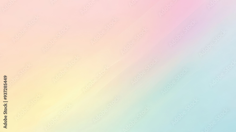 Obraz premium A soft gradient background featuring pastel colors, ideal for design and artistic purposes.
