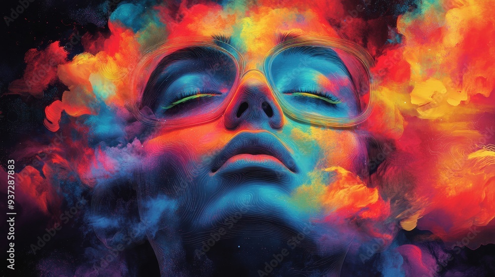 Abstract Face Art. Abstract Face Art.