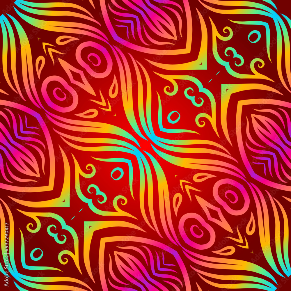 Seamless pattern Traditional Indonesian batik for decorating tile designs, walls, floors and commercial textile products Seamless pattern Traditional Indonesian batik for decorating tile designs, walls, floors and commercial textile products