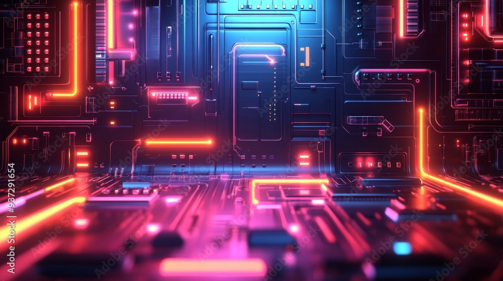 Neon Circuitry. Neon Circuitry.