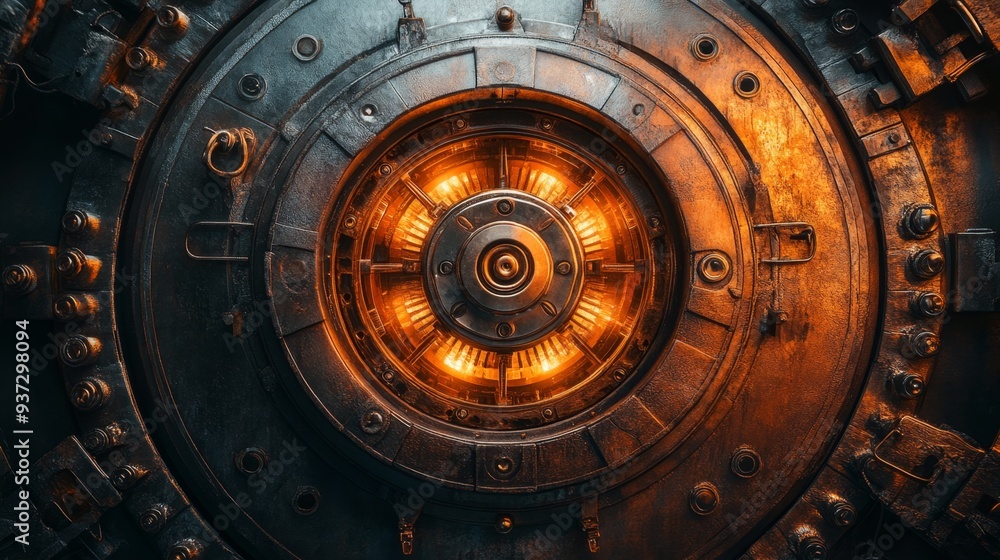 Industrial Machine Closeup. Industrial Machine Closeup.