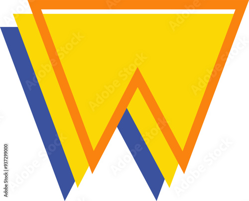 Pacman Game Style Letter Alphabet Vector Element