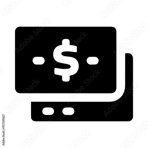 Money smartphone with dollar symbol