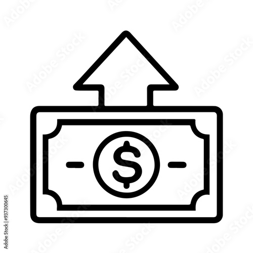Money Transfer sign icon on button