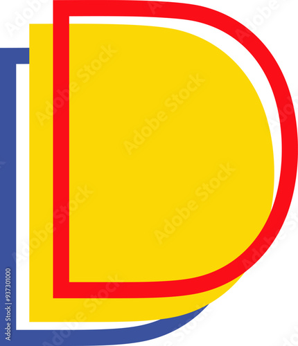 Pacman Game Style Letter Alphabet Vector Element