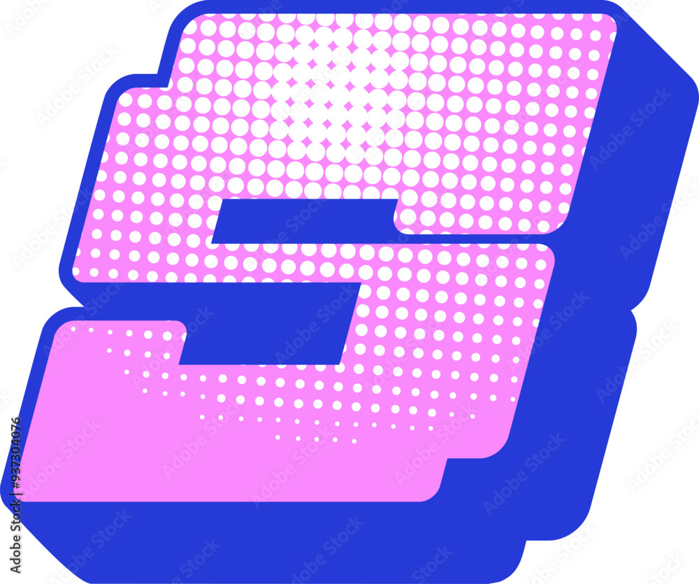 Y2K Style Letter Alphabet Vector Element Y2K Style Letter Alphabet Vector Element
