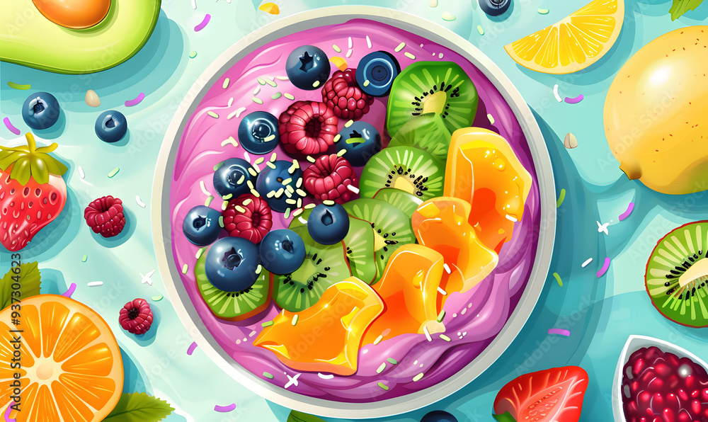 fruits and vegetable herbal concept for background or 2d illustrator cartoon. fruits and vegetable herbal concept for background or 2d illustrator cartoon.