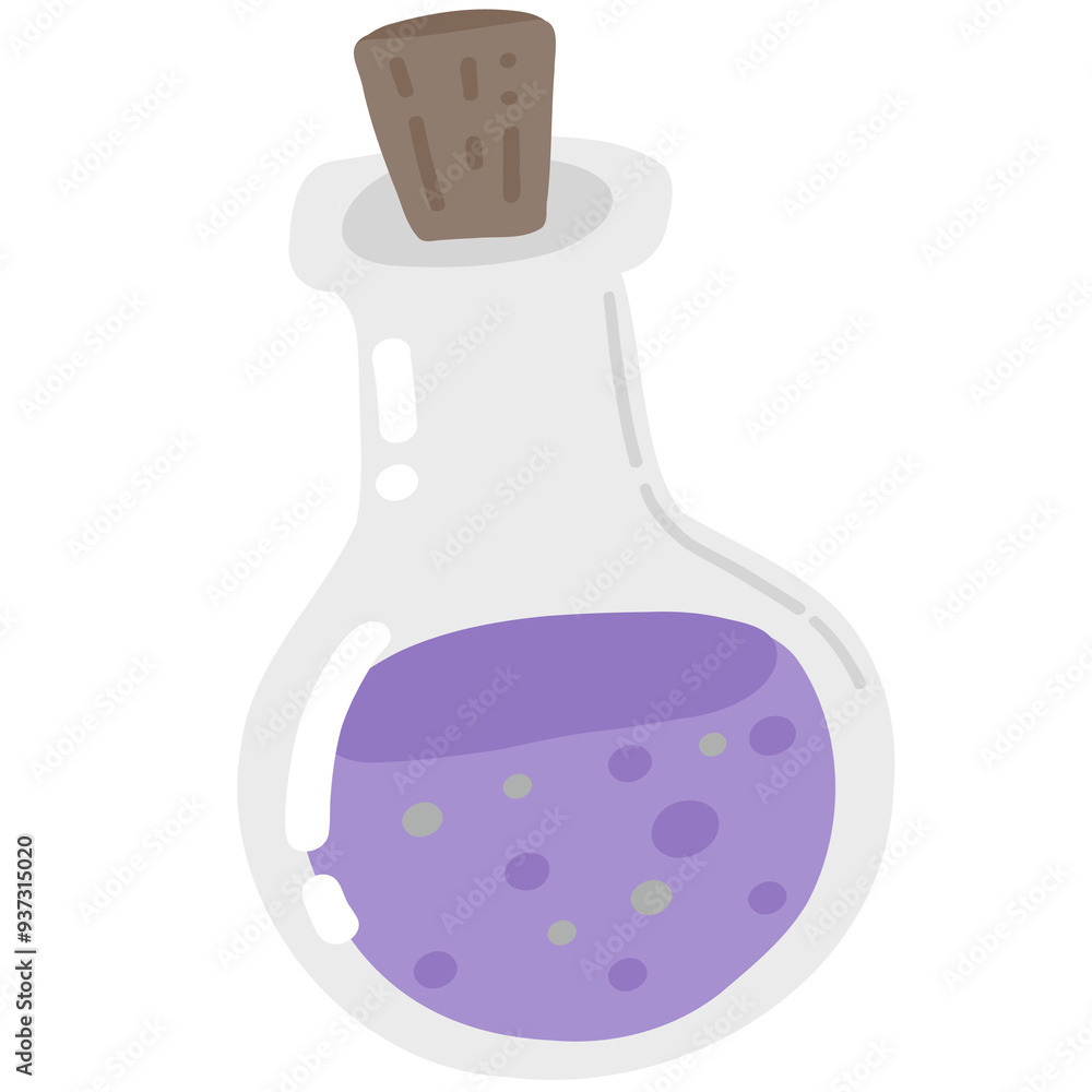 Potion Bottle Illustration Potion Bottle Illustration