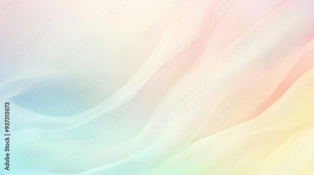 Fototapeta premium A soft, pastel-colored abstract background with flowing textures.