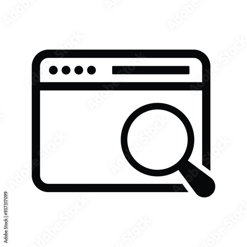 Browser search icon