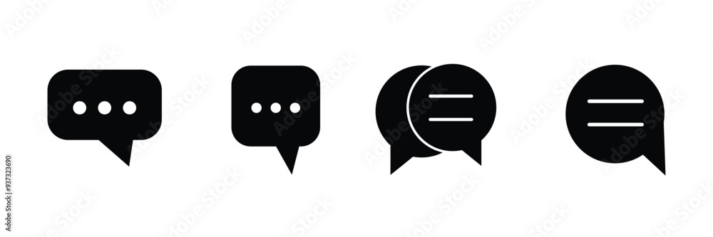 message bubble icon sign. Comment icon, speech bubble symbol. Chatting and talking bubble icon symbol, vector illustration eps 10. message bubble icon sign. Comment icon, speech bubble symbol. Chatting and talking bubble icon symbol, vector illustration eps 10.