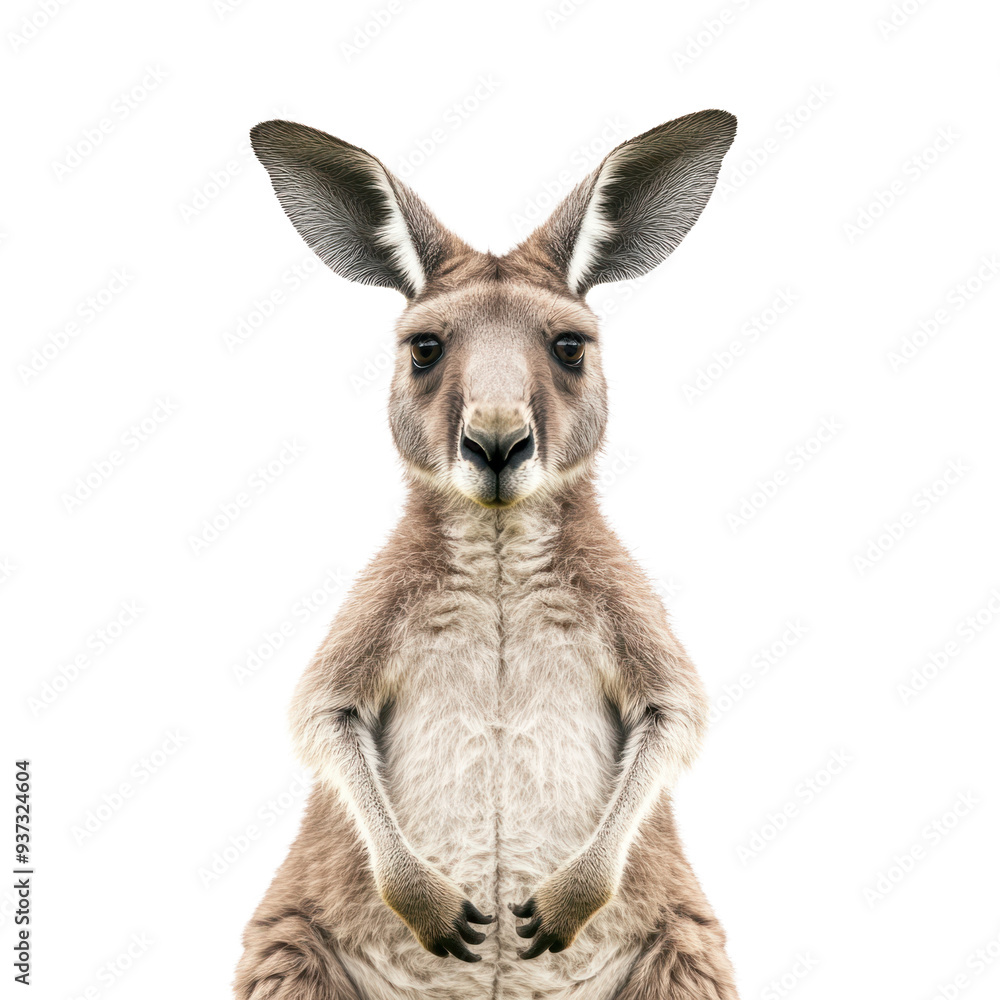 Fototapeta premium Kangaroo on Transparent Background