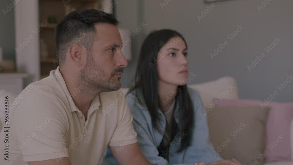 Mid Aged Couple Talking To Marital Counselor At Their Home. 4K video Mid Aged Couple Talking To Marital Counselor At Their Home. 4K video