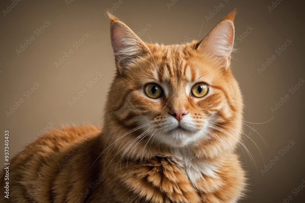 Ginger cat fur texture background Ginger cat fur texture background