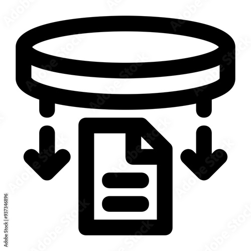 data extraction, data, extracting, database, data science, information extraction outline icon