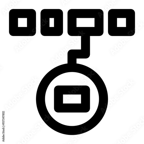 median, middle, math, arithmetic, mathematics outline icon