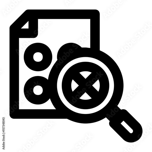 sampling error, error, data error, sample error, data, analysis outline icon