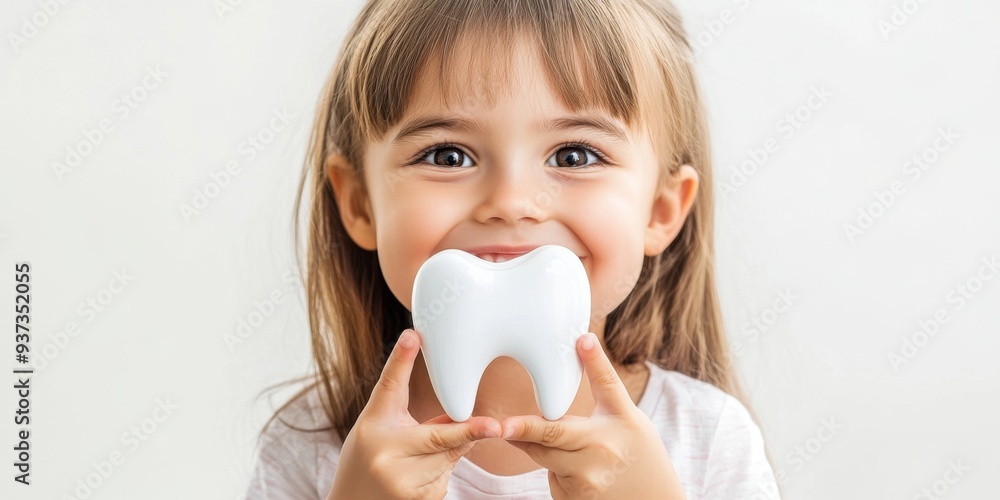 Creative Pediatric Dental Logo: Smiling Child Face Merged with Tooth Design. Abstract Concept for Children's Oral Health Care and Protection. Minimalist Composition for Clinic Branding, Marketing Mate Creative Pediatric Dental Logo: Smiling Child Face Merged with Tooth Design. Abstract Concept for Children's Oral Health Care and Protection. Minimalist Composition for Clinic Branding, Marketing Mate