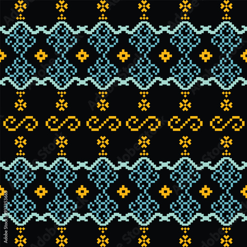 seamless background with stars