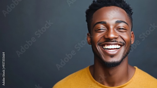 Smiling African man