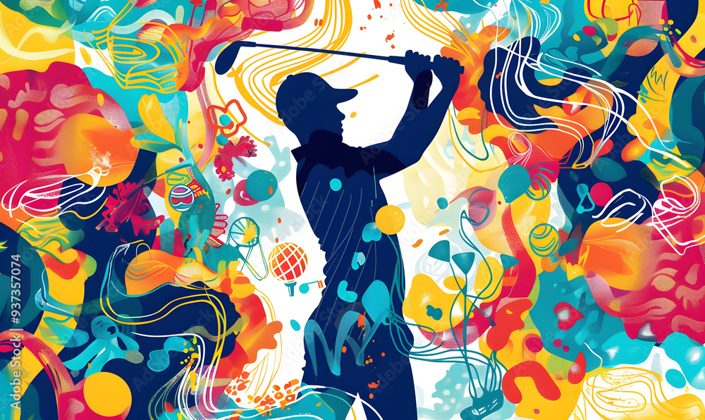 golf-themed graphic advertising backgrounds. golf-themed graphic advertising backgrounds.