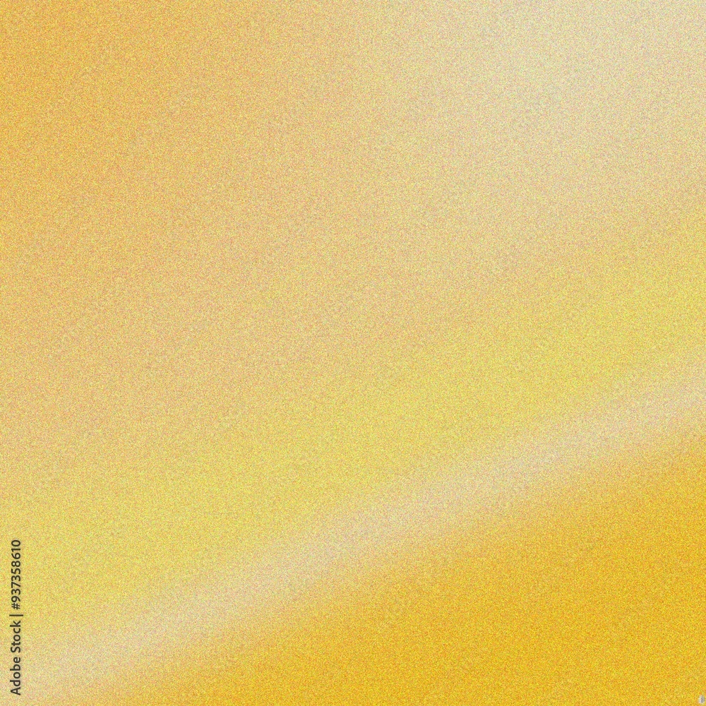 Fototapeta premium Yellow grainy gradient background, grainy texture effect, web banner design copy space