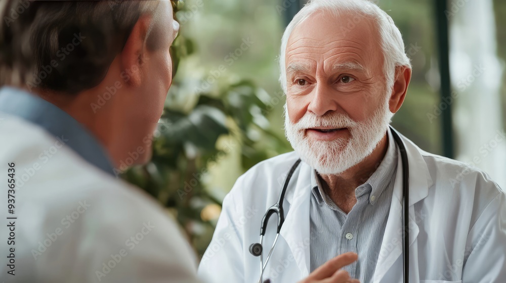 Doctor Providing Medical Advice to an Elderly Patient Doctor Providing Medical Advice to an Elderly Patient