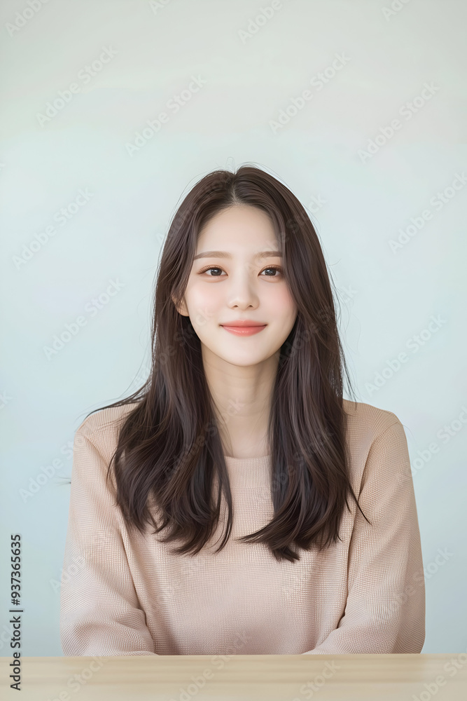 Portrait of a Smiling Young Professional Woman at Work in an Office Environment Portrait of a Smiling Young Professional Woman at Work in an Office Environment