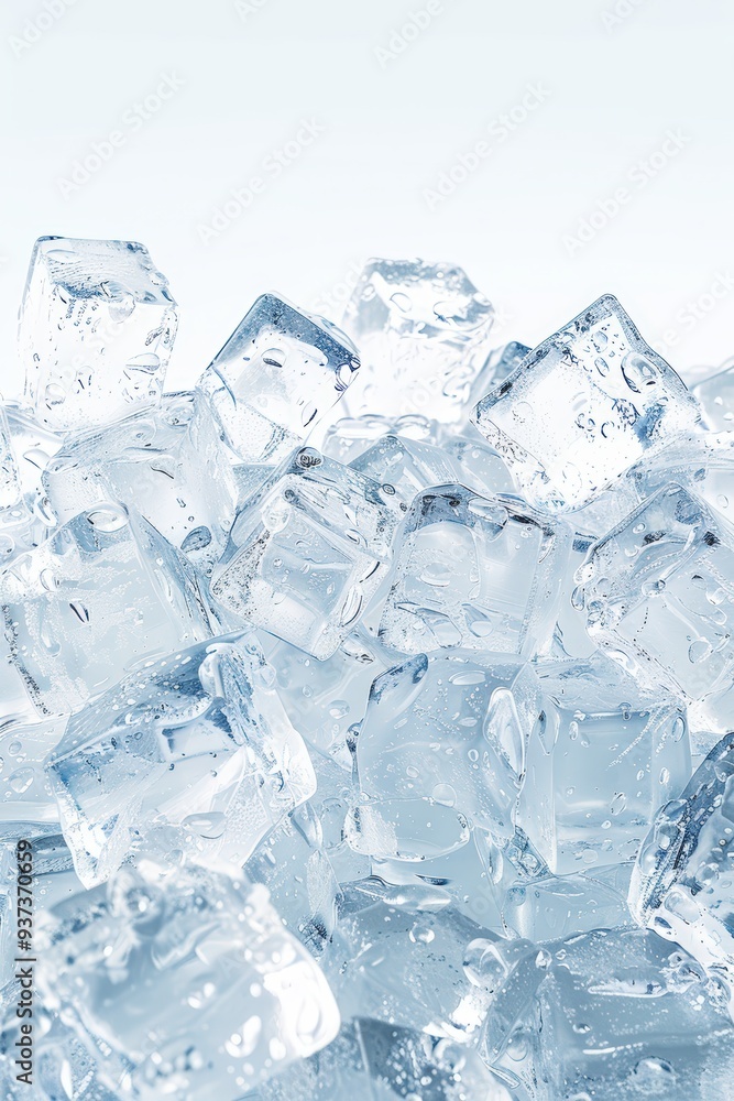 Closeup of ice cubes Closeup of ice cubes