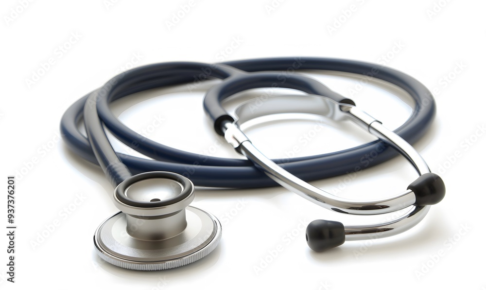 medical stethoscope isolated on white background. medical stethoscope isolated on white background.