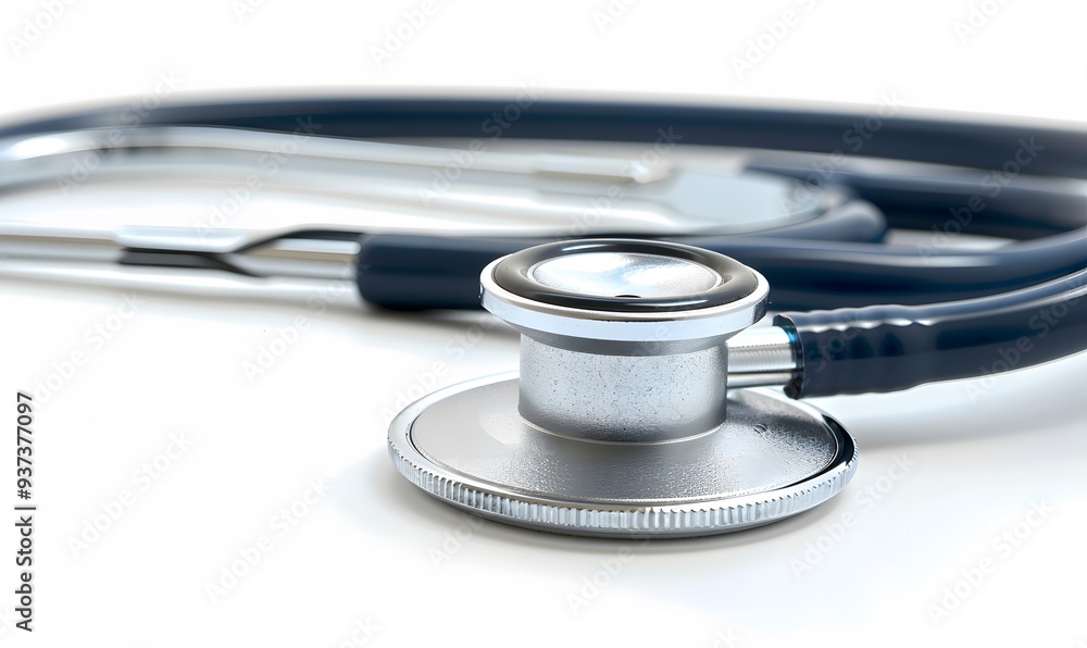 medical stethoscope isolated on white background. medical stethoscope isolated on white background.