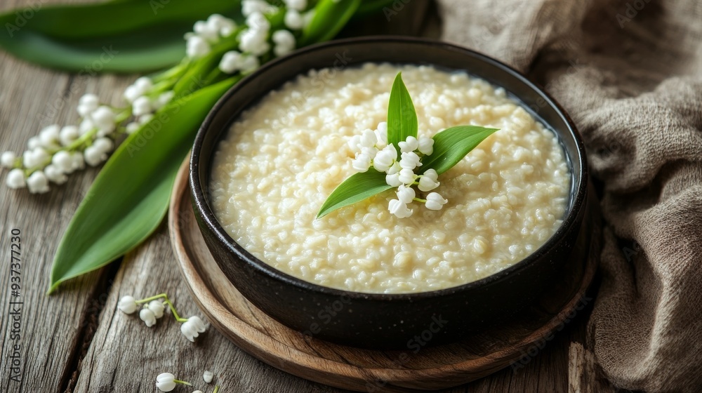 Porridge and lily Porridge and lily