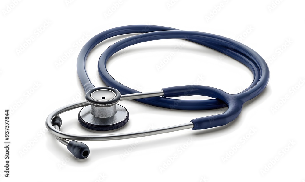 medical stethoscope isolated on white background. medical stethoscope isolated on white background.