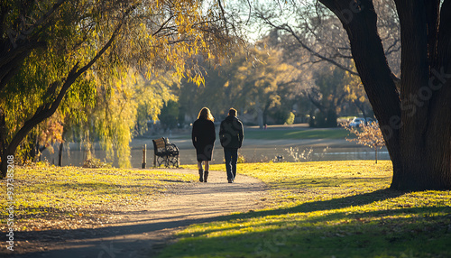 Outdoor Walking Taking pictures of people walking in the park