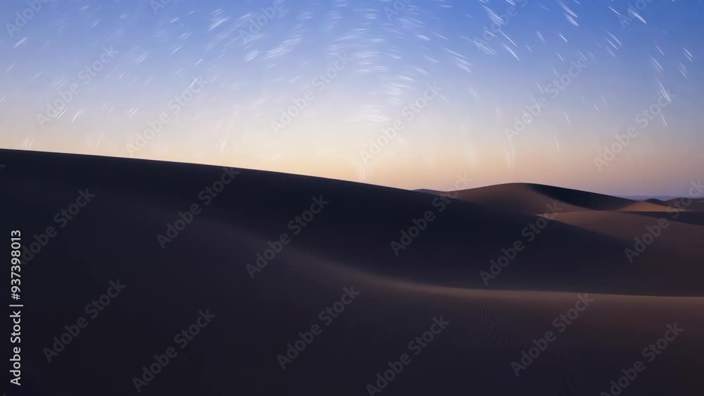 Exploring vast sand dunes at sunset in the tranquil desert landscape during the golden hour Exploring vast sand dunes at sunset in the tranquil desert landscape during the golden hour