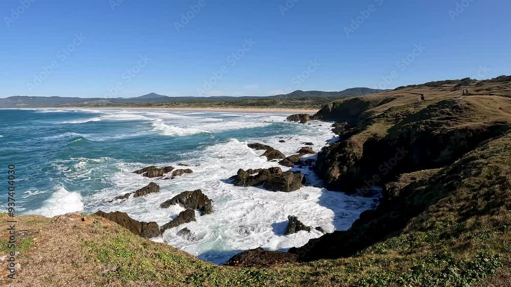 Look at me now Headland Walk offers stunning ocean views, rugged coastline, and serene sunrise scenes along Coffs Harbour's coast, NSW, East Coast Australia Look at me now Headland Walk offers stunning ocean views, rugged coastline, and serene sunrise scenes along Coffs Harbour's coast, NSW, East Coast Australia