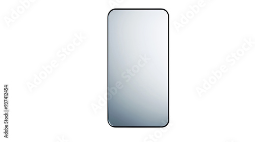 A sleek, modern mirror with a minimalist design photo