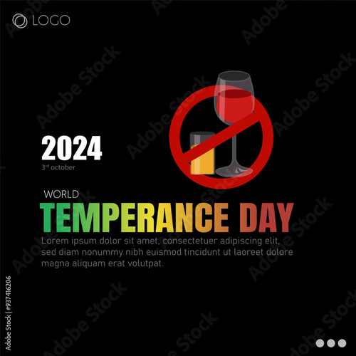 Temperance Day, observed on November 14th, promotes moderation and self-control, particularly regarding the consumption of alcohol.