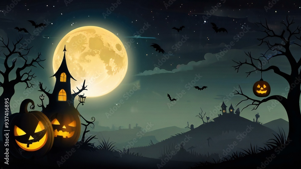 halloween background with pumpkin halloween background with pumpkin